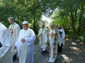 Festgottesdienst zum 1.000 Todestag des Heiligen Heimerads auf dem Hasunger Berg (Foto: Karl-Franz Thiede)